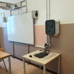 Sanificatore Nanohub in aula scolastica